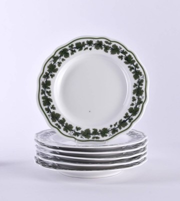 6 Kuchenteller Meissen