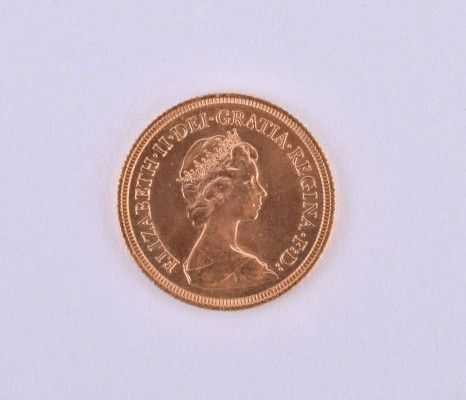 Großbritannien 1 Sovereign Elisabeth 1976