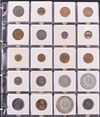 Münzsammlung Frankreich Italien Spanien