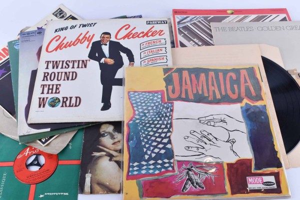 Konvolut Schallplatten und Singles Vinyl