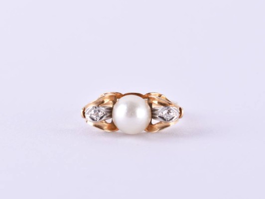 Perle - Brillantring