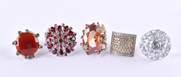 Bild Konvolut Designer Silberschmuck