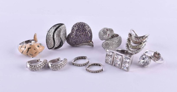 Konvolut Designer Silberschmuck