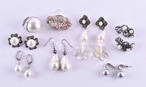 Konvolut Designer Silberschmuck