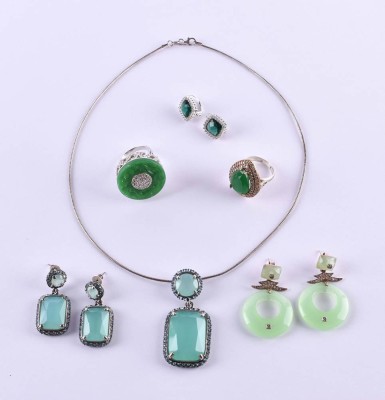 Konvolut Designer Silberschmuck