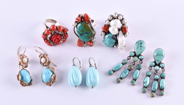 Konvolut Designer Silberschmuck