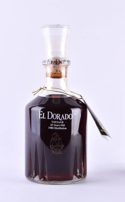 El Dorado 25 Year Old Vintage rum Millenium