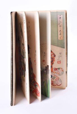 Leporello book Japan Meijiperiode