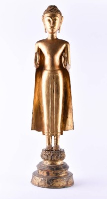 Abhaya Schutz Buddha im Khmer Stil 18./19. Jhd.