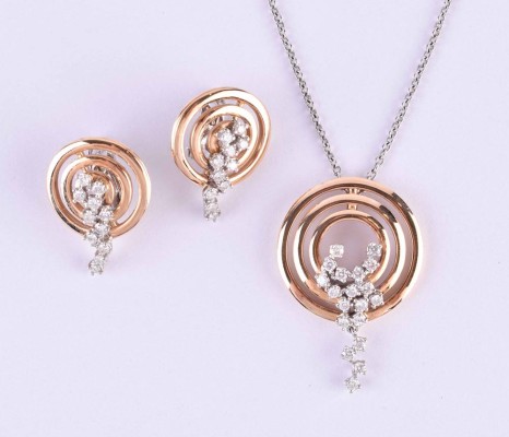 Brilliant jewellery set
