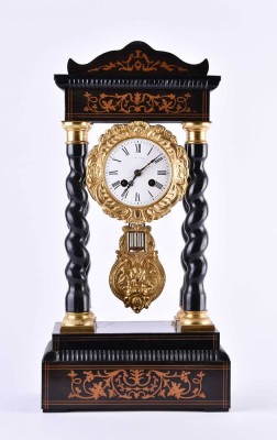 Portal clock France Napoleon III 19th century