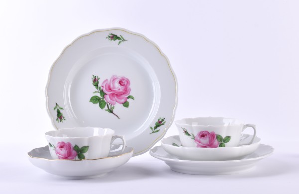 A group of porcelain Meissen