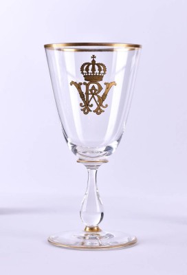 Wine goblet from a service for Kaiser Wilhelm II