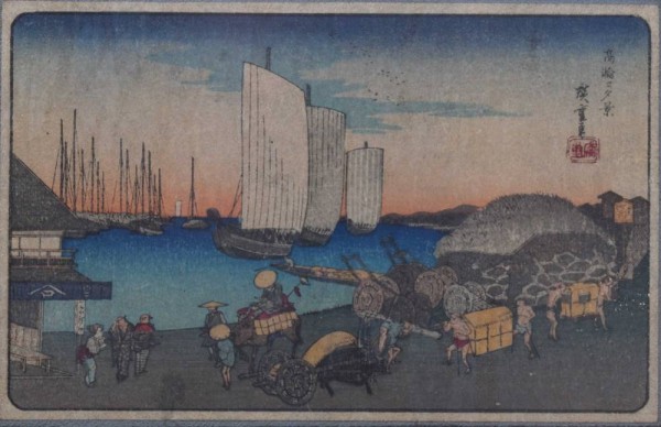 Holzschnitt Japan