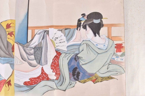 unbekannter Künstler Bildrolle-Japan