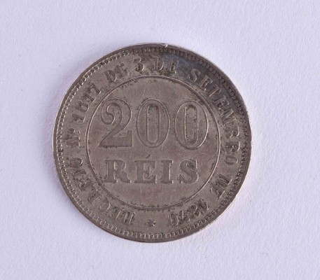Brazil 200 Reis 1871