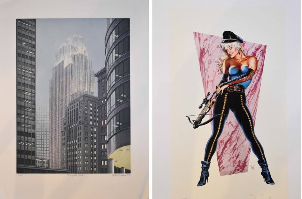 A group of prints and posters