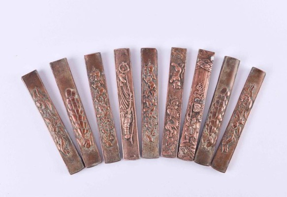 A group of Kozuka Japan Meiji period