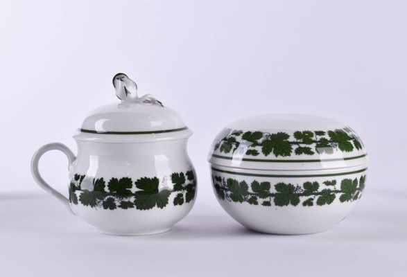 A group of porcelain Meissen