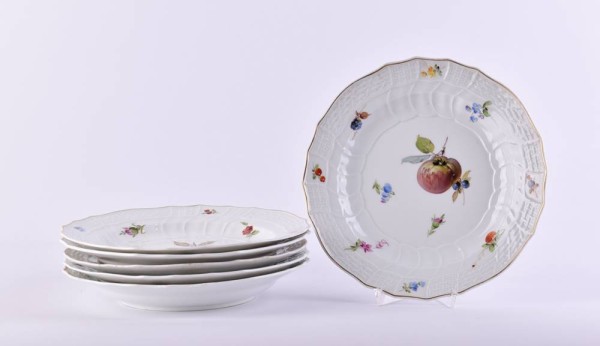 6 dinner plates Neubrandenstein- Meissen