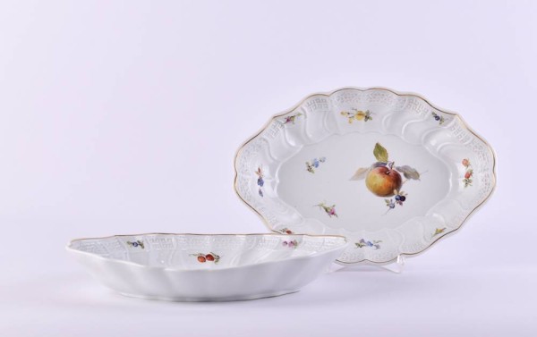 Paar Anbietschalen Neubrandenstein-Meissen