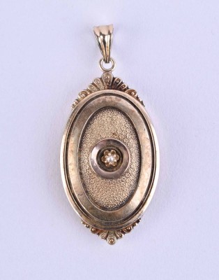 Biedermeier Medaillon