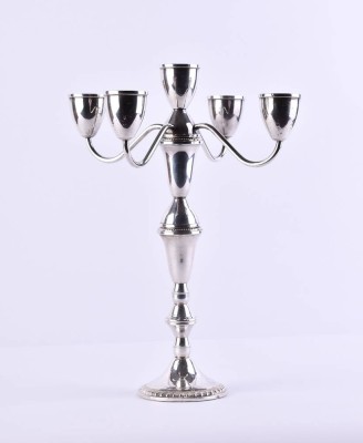 Silver candelabra