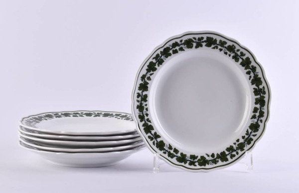 6 Speiseteller Meissen