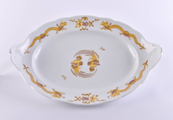 Large Meissen serving plate