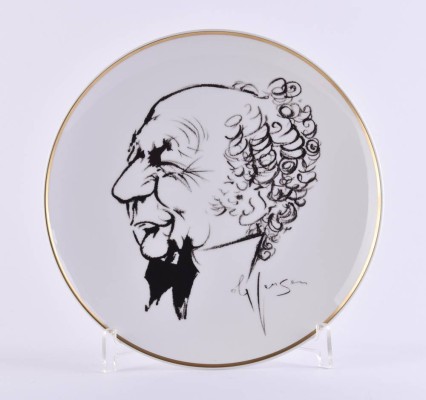 Portrait plate KPM Berlin