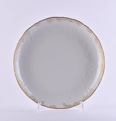 Anbietplatte Meissen Neumarseille mit Goldzierkante