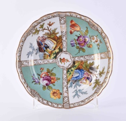 ceremonial plate, Meissen 19th century 