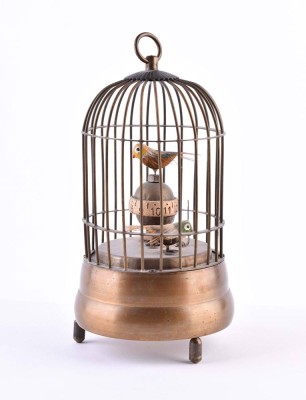 Birdcage as music box