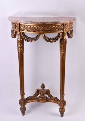Louis XVI Mid-Moon Console