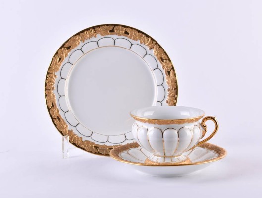 Meissen Kaffeegedeck X-Form