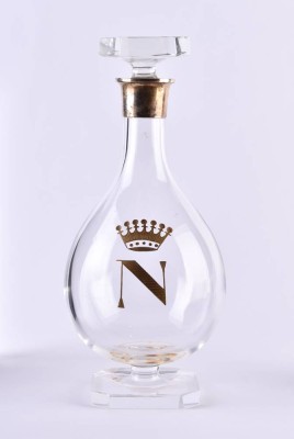 Cognac crystal decanter Napoleon